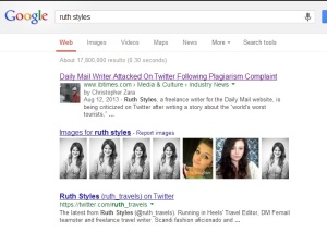 ruth styles plagiarism